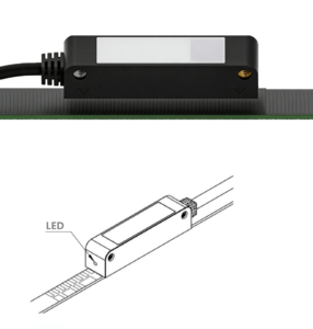 Absolute linear magnetic encoder with customized magnetic scales - OTV Sensing